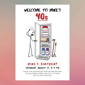 funny adult invitation
